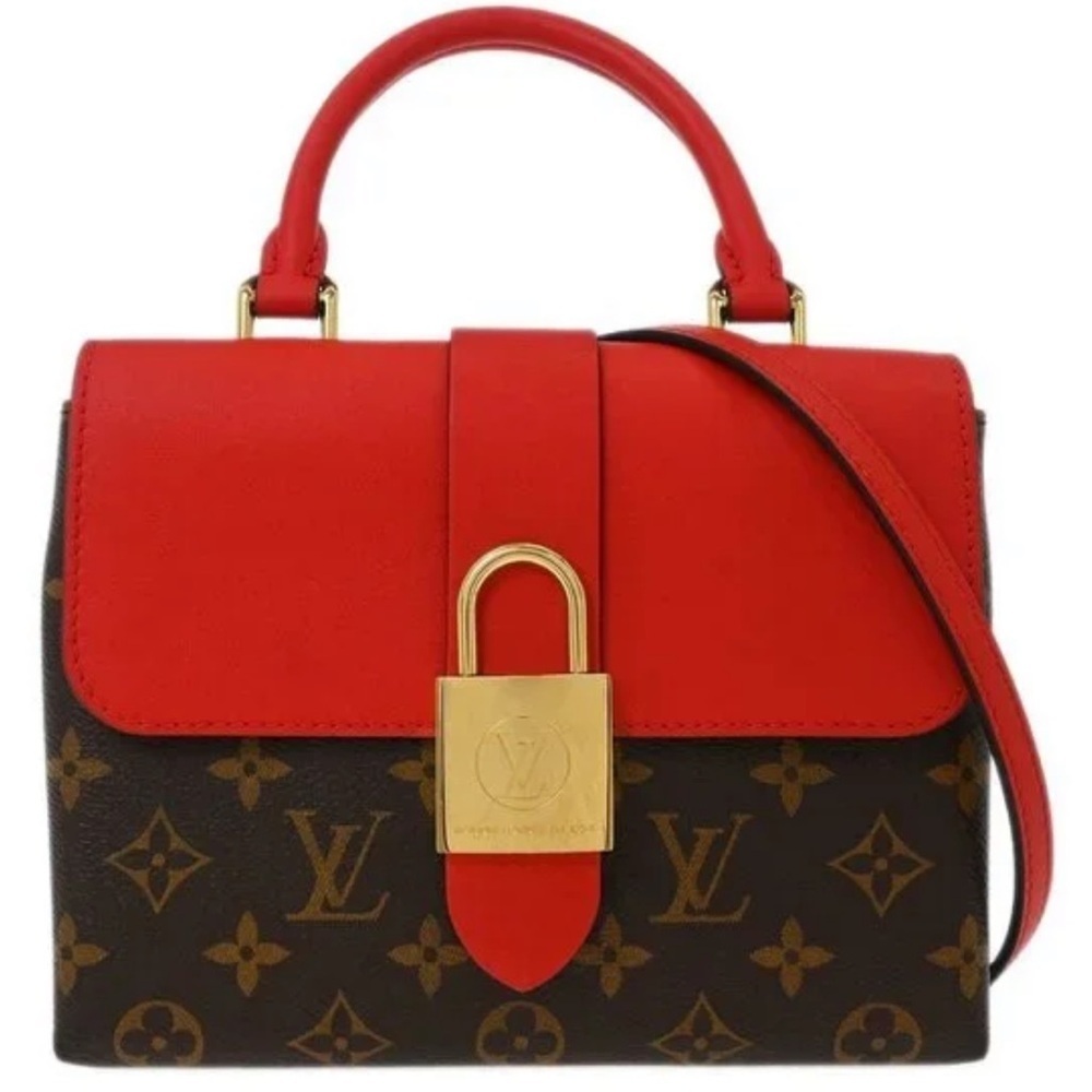 Louis Vuitton Monogram Canvas Coquelicot Red Locky BB Satchel/Shoulder Bg